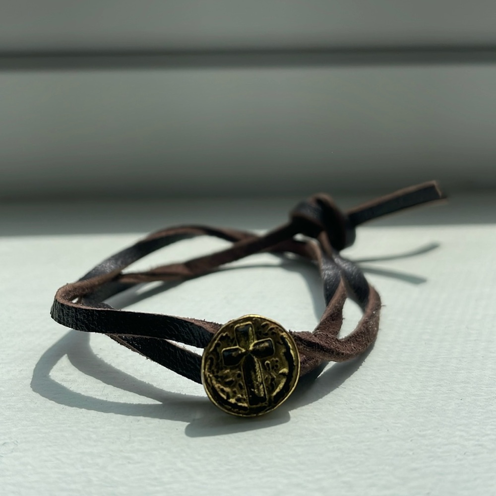 Cross charm bracelet/necklace